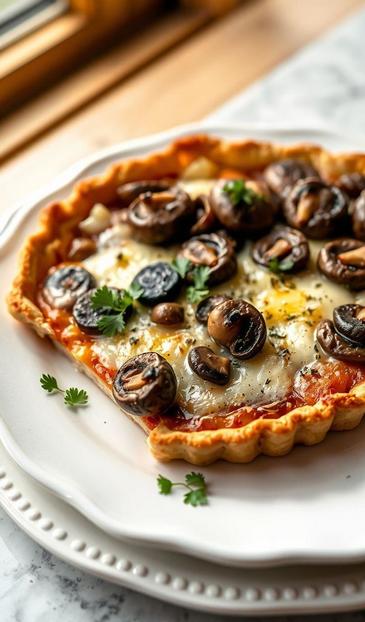 Закуска Грибные Корзиночки Из Слоеного Теста С Сыром