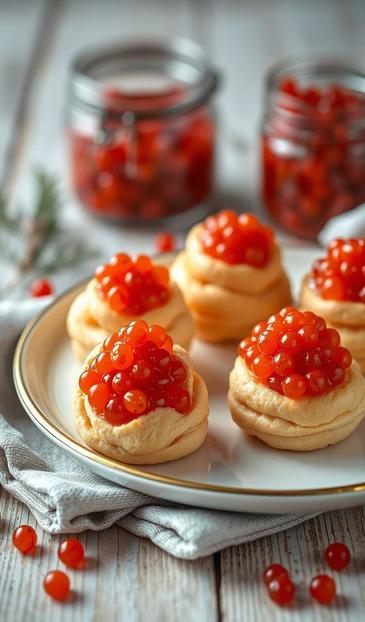  красная икра на фуршет