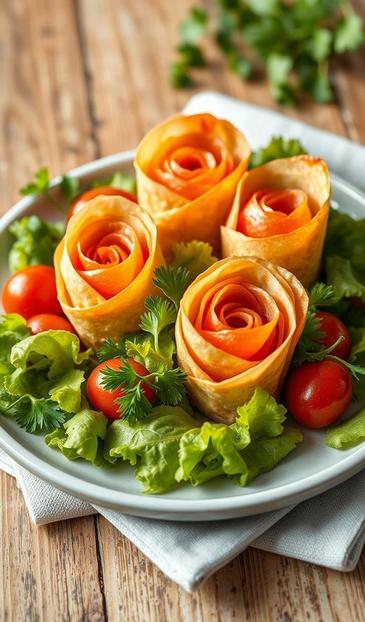  красная рыба в блинах