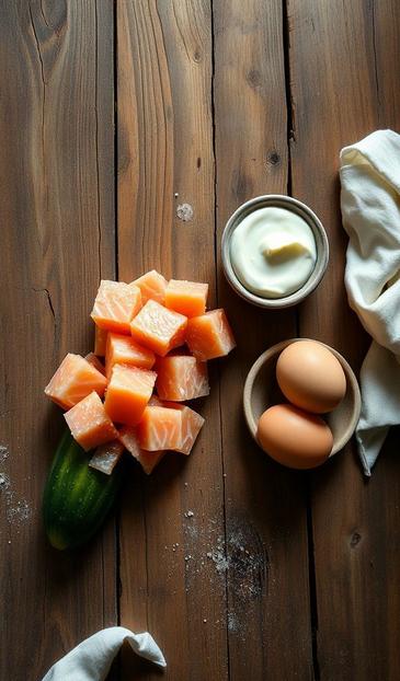 тарталетки с красной рыбой