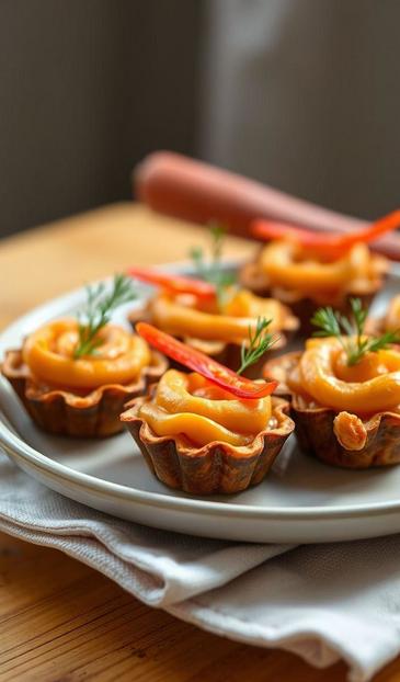  тарталетки с сыром