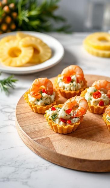 ананас в тарталетках