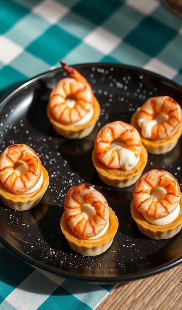 авокадо и креветки