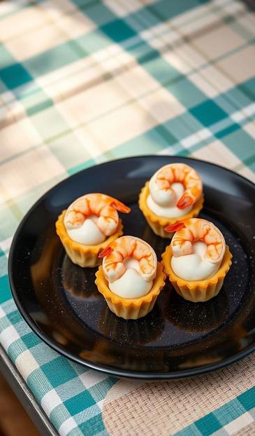 авокадо и креветки