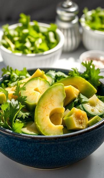 авокадо с огурцом