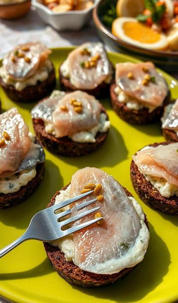  бородинский хлеб с селедкой