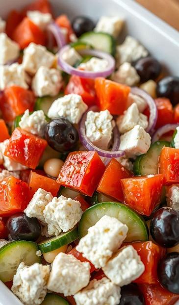  брынза в салате