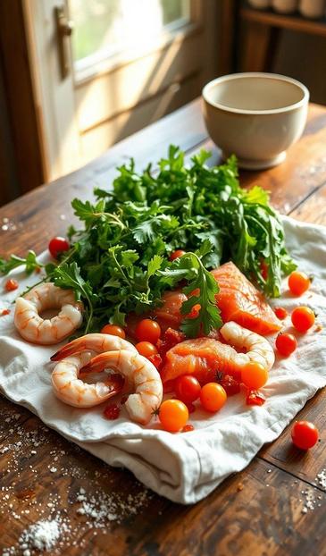 кальмары в тарталетках