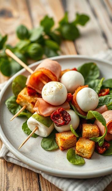 канапе с беконом