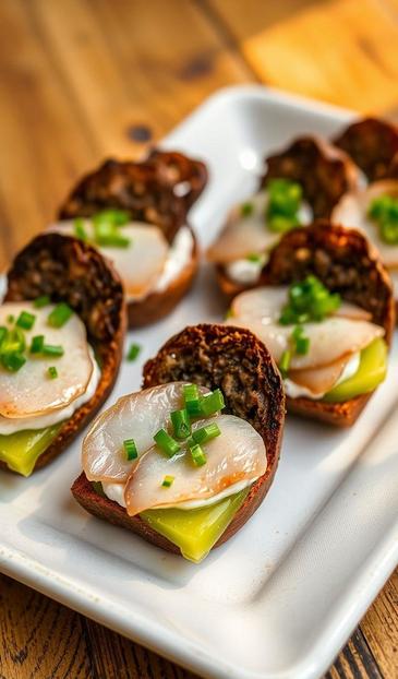 канапе с селедкой