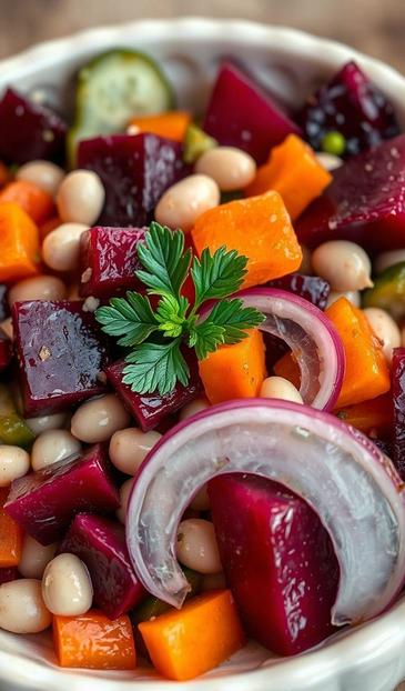 классический винегрет с фасолью