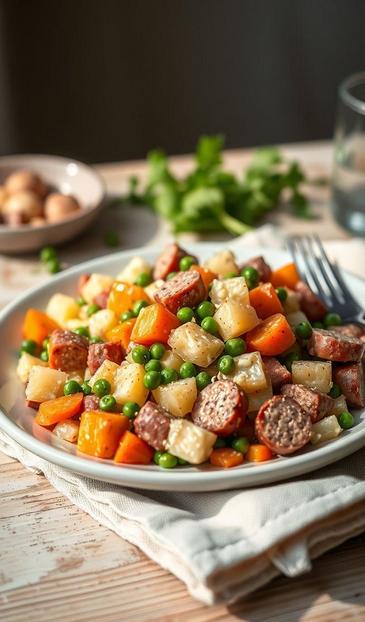  колбаса в салате