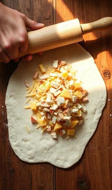 крабовые палочки в лаваше