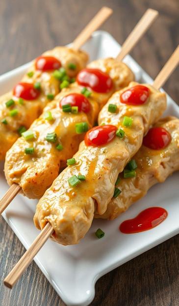 куриные шашлычки в духовке