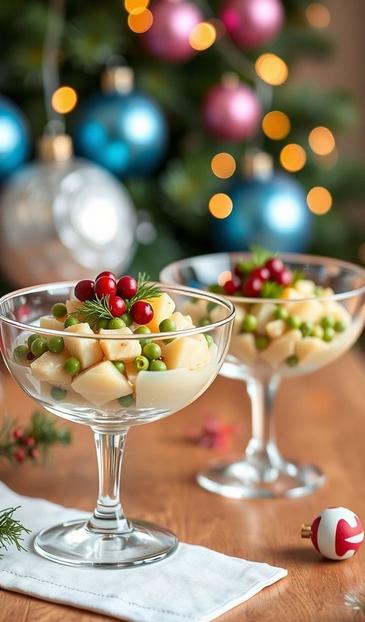 оливье с грибами