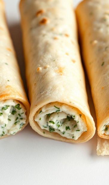 Рулет из лаваша с огурцом