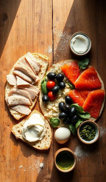  рулеты с курицей