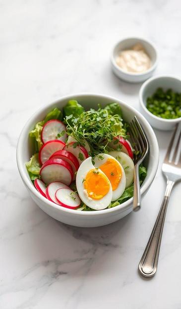  салат из яиц и кальмаров