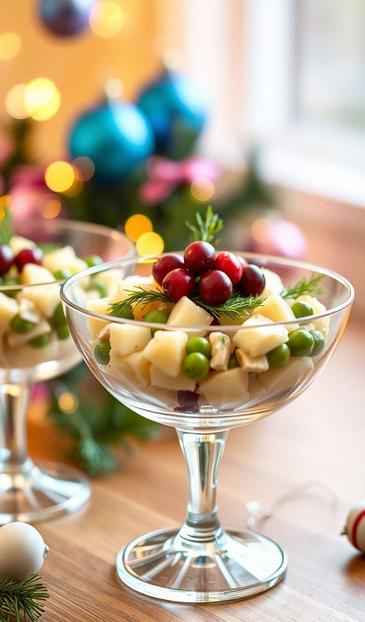  салат оливье с жареными грибами