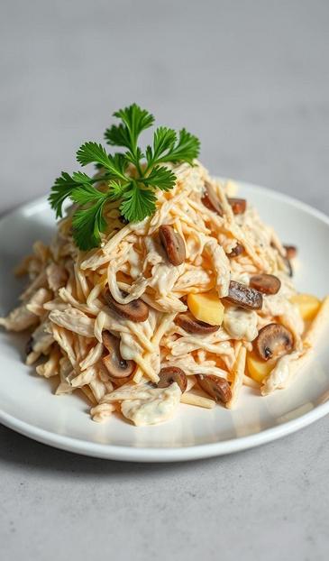 салат рваная курица