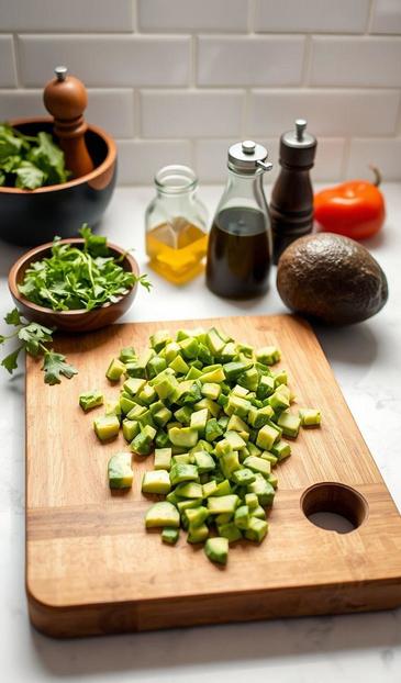  салат с авокадо