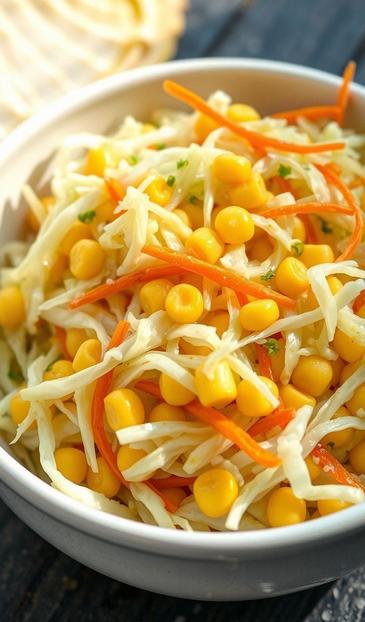 салат с капустой и кукурузой