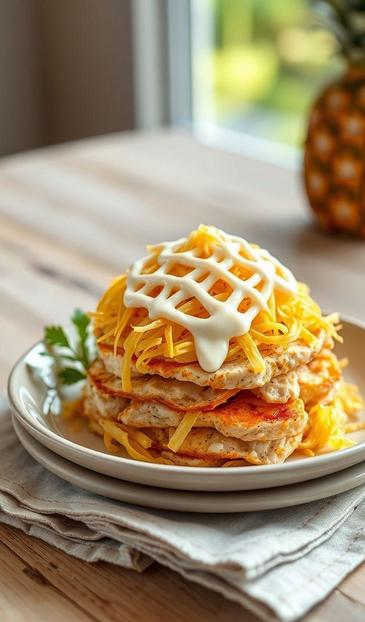  салат с курицей и фруктами