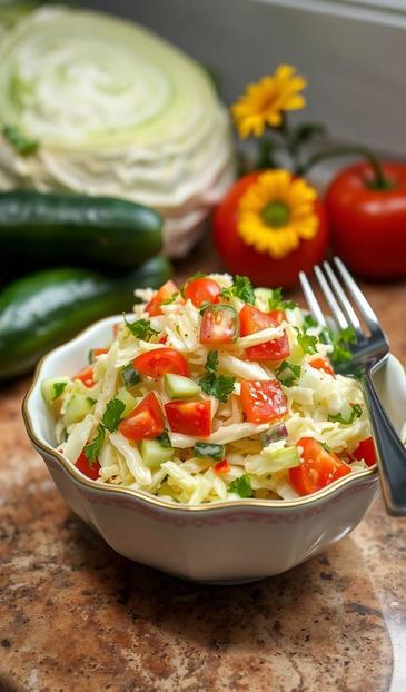 салат с помидорами