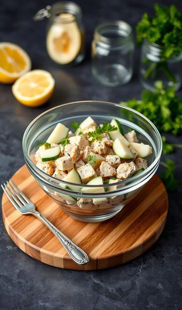 ПП салат с тунцом, яйцами и огурцом: легкий рецепт