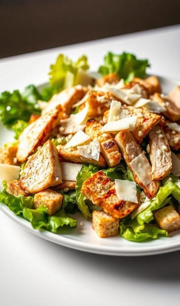 салат Цезарь