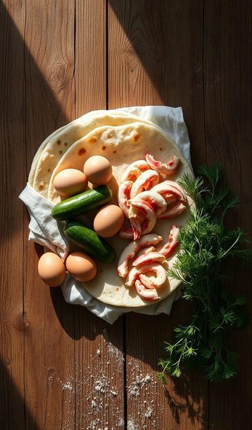  салат в лаваше