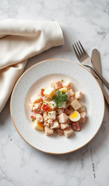  салаты с грибами