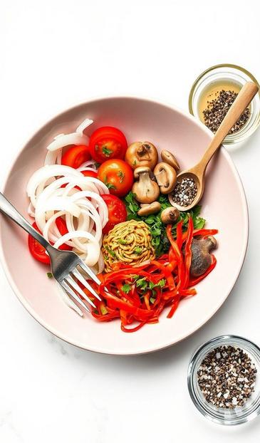  салаты с грибами и овощами