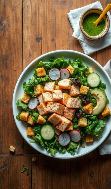 салаты с рыбой