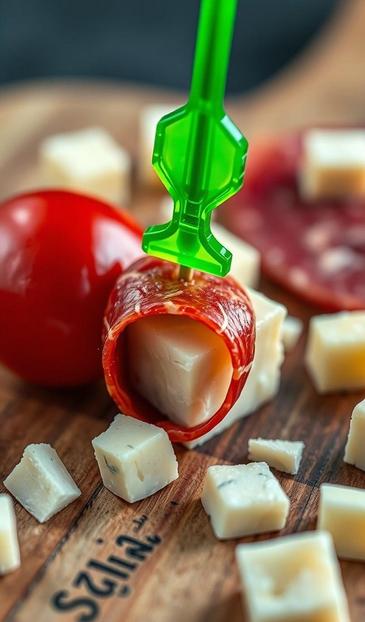  салями и сыр