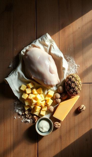  слоеный салат с курицей