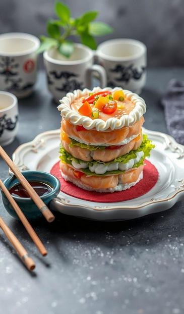 суши торт Филадельфия