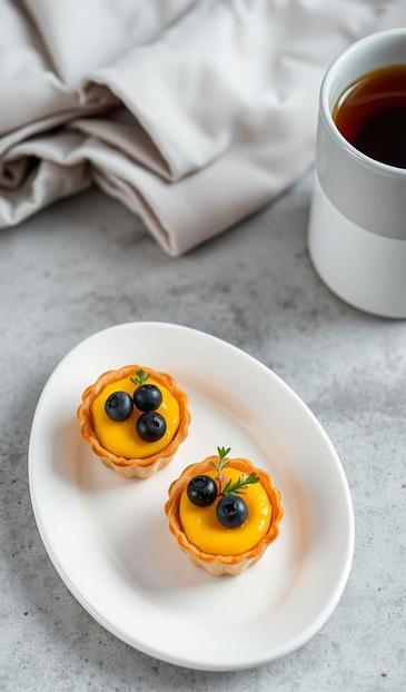 тарталетки с голубикой