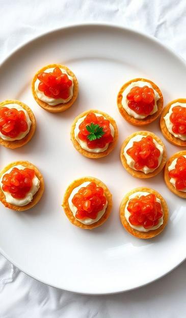 тарталетки с кальмарами