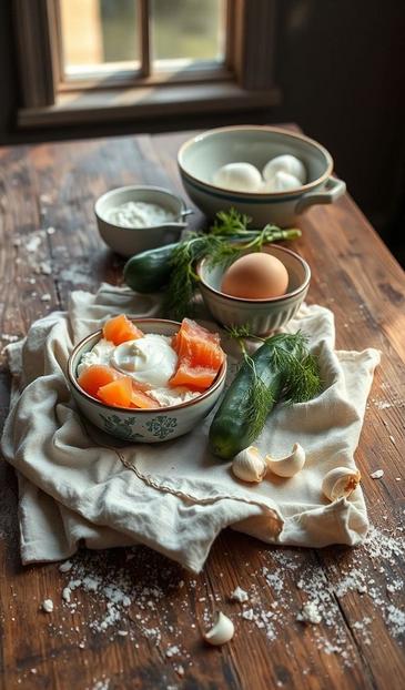 тарталетки с красной рыбой