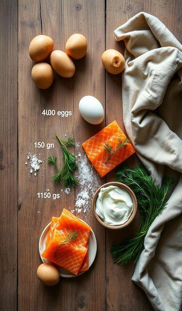  тарталетки с красной рыбой