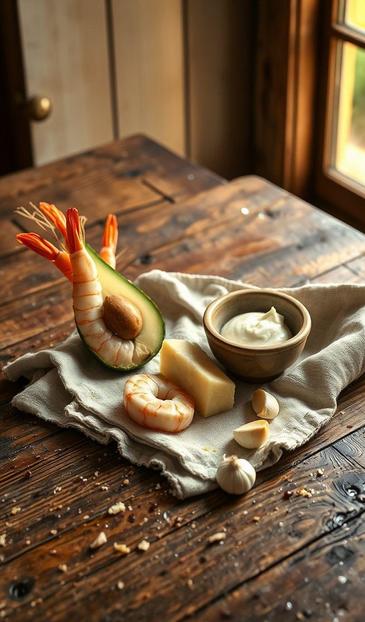 тарталетки с креветками