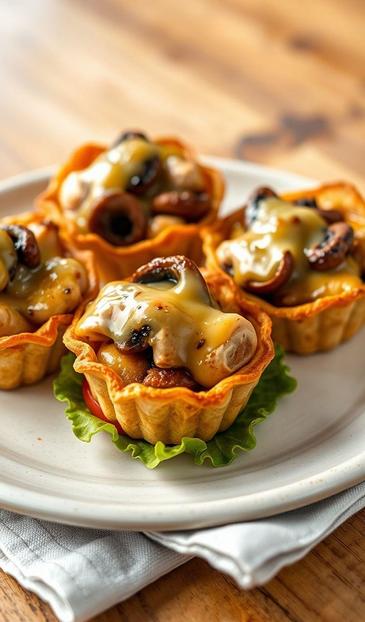  тарталетки с курицей