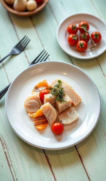 тарталетки с печенью трески