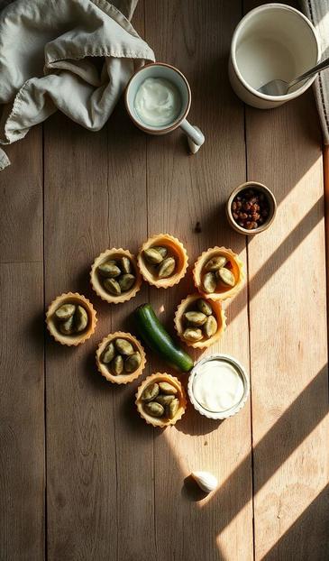  тарталетки с сыром