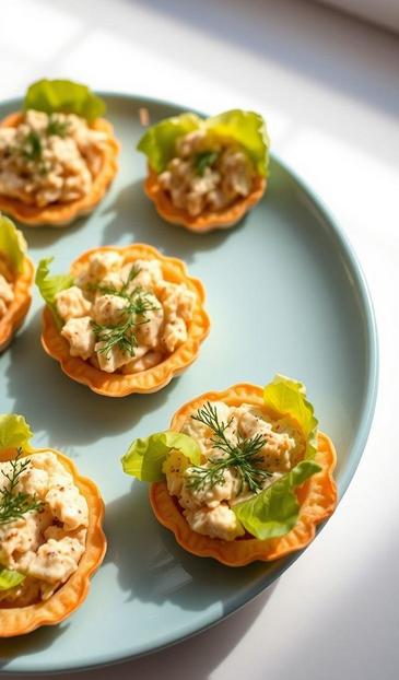 тарталетки с тунцом