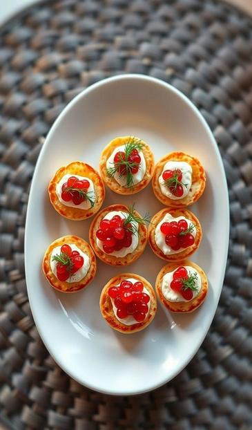 тарталетки с творожным сыром