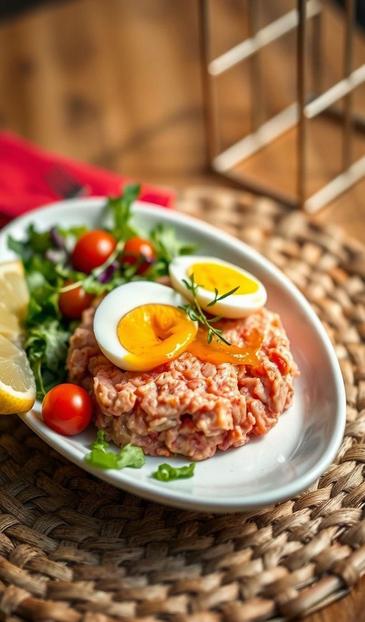  тартар из рыбы