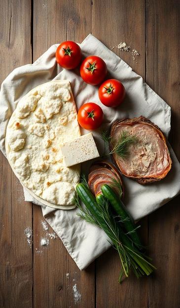 закуска в лаваше