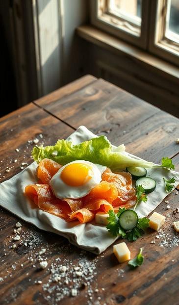  завтрак в тортилье